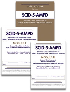 Set of User's Guide for SCID-5-AMPD, SCID-5-AMPD Module I, and SCID-5-AMPD Module III page