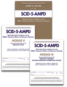 Set of User's Guide for SCID-5-AMPD, SCID-5-AMPD Module II, and SCID-5-AMPD Module III product page