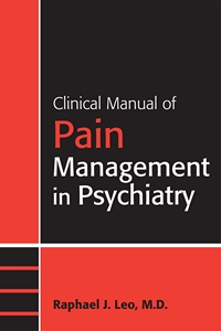 Clinical Manual of Pain Management in Psychiatry product page