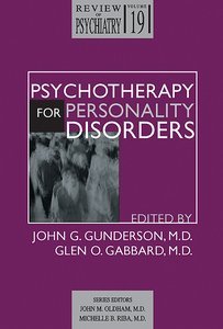 Psychotherapy for Personality Disorders page