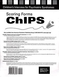 Scoring Forms for ChIPS product page