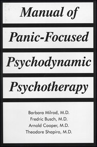 Manual of Panic-Focused Psychodynamic Psychotherapy page