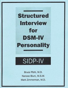Structured Interview for DSM-IV® Personality (SIDP-IV) page